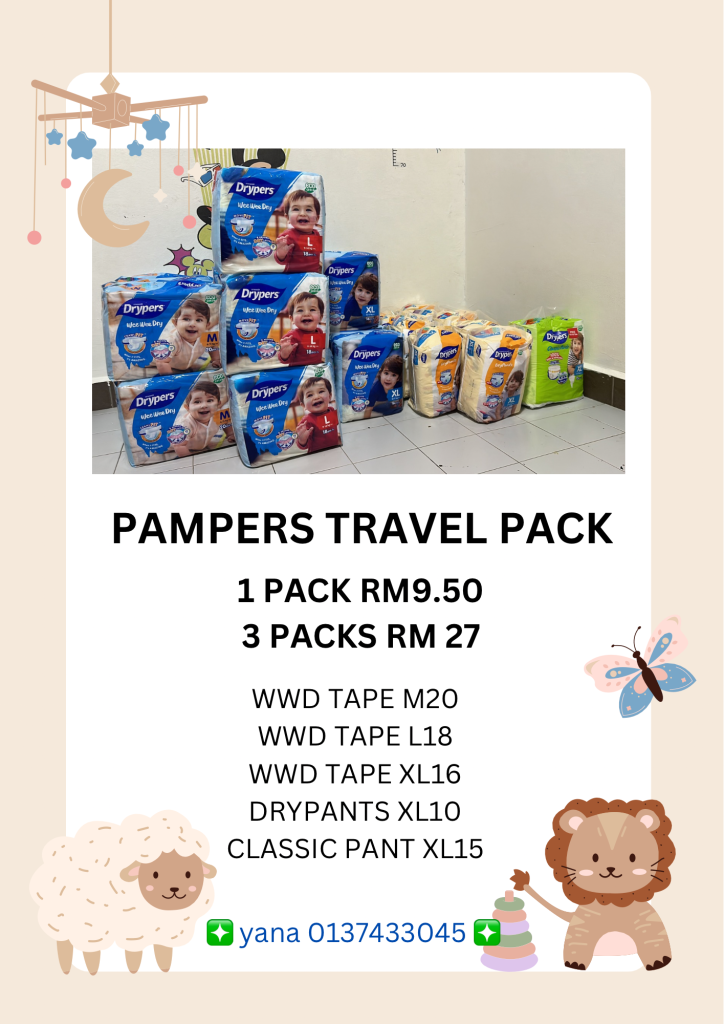 PAMPERS TRAVEL PACK