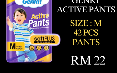 GENKI ACTIVE PANTS SIZE M
